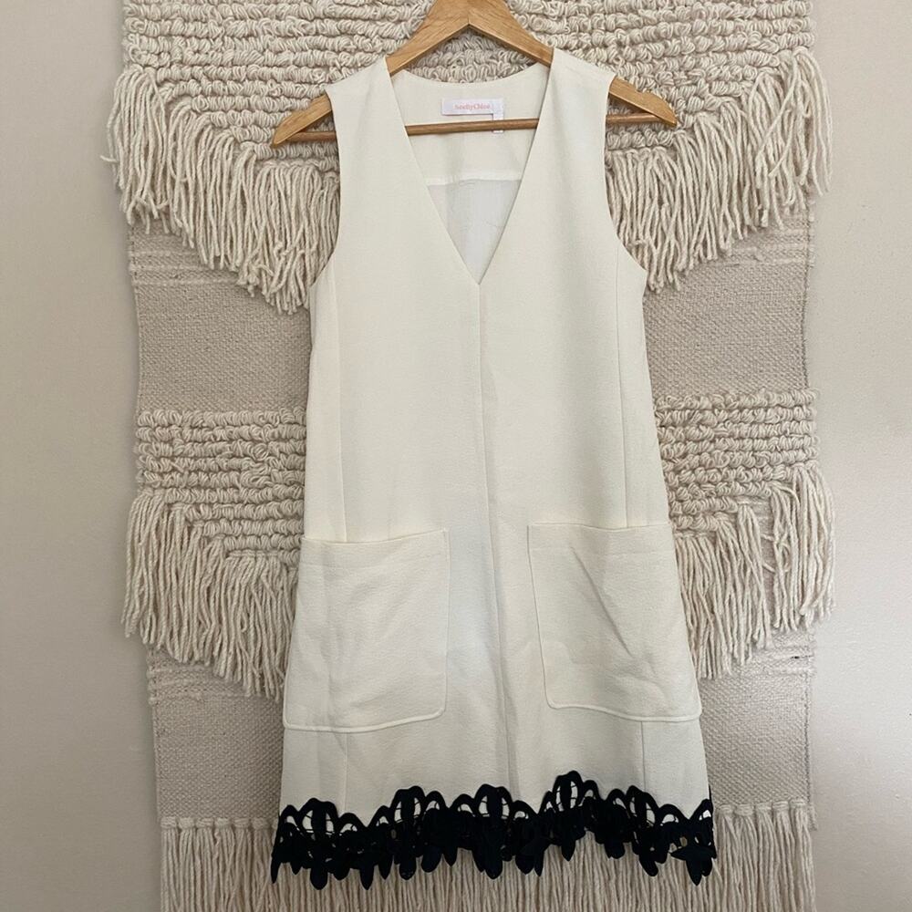 See By Chloe Lace Trim Dress